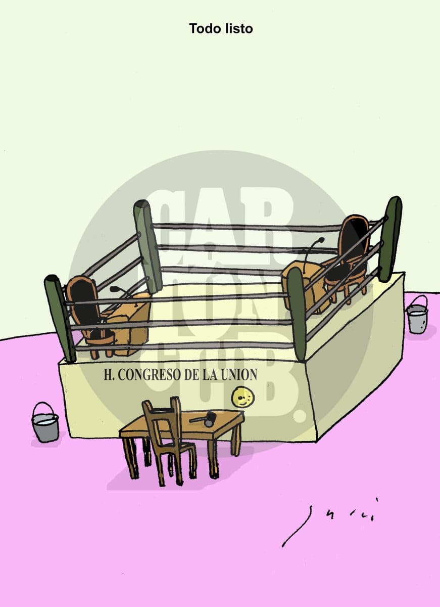 Todo listo, cartón de Garci