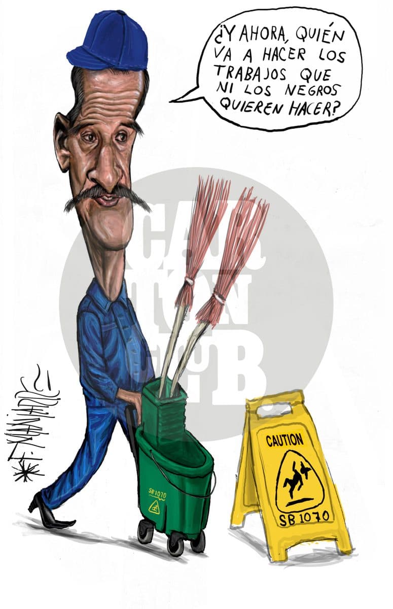 Trabajando como negro