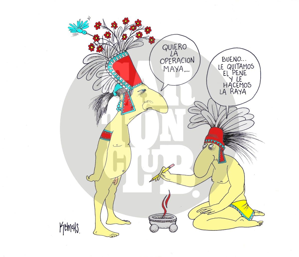 Transexuales, cartón de Kemchs