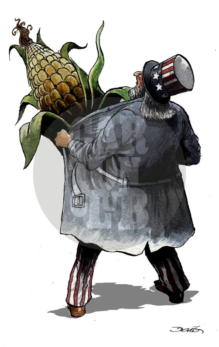 Tratado ventajoso, cartón de Darío Castillejos
