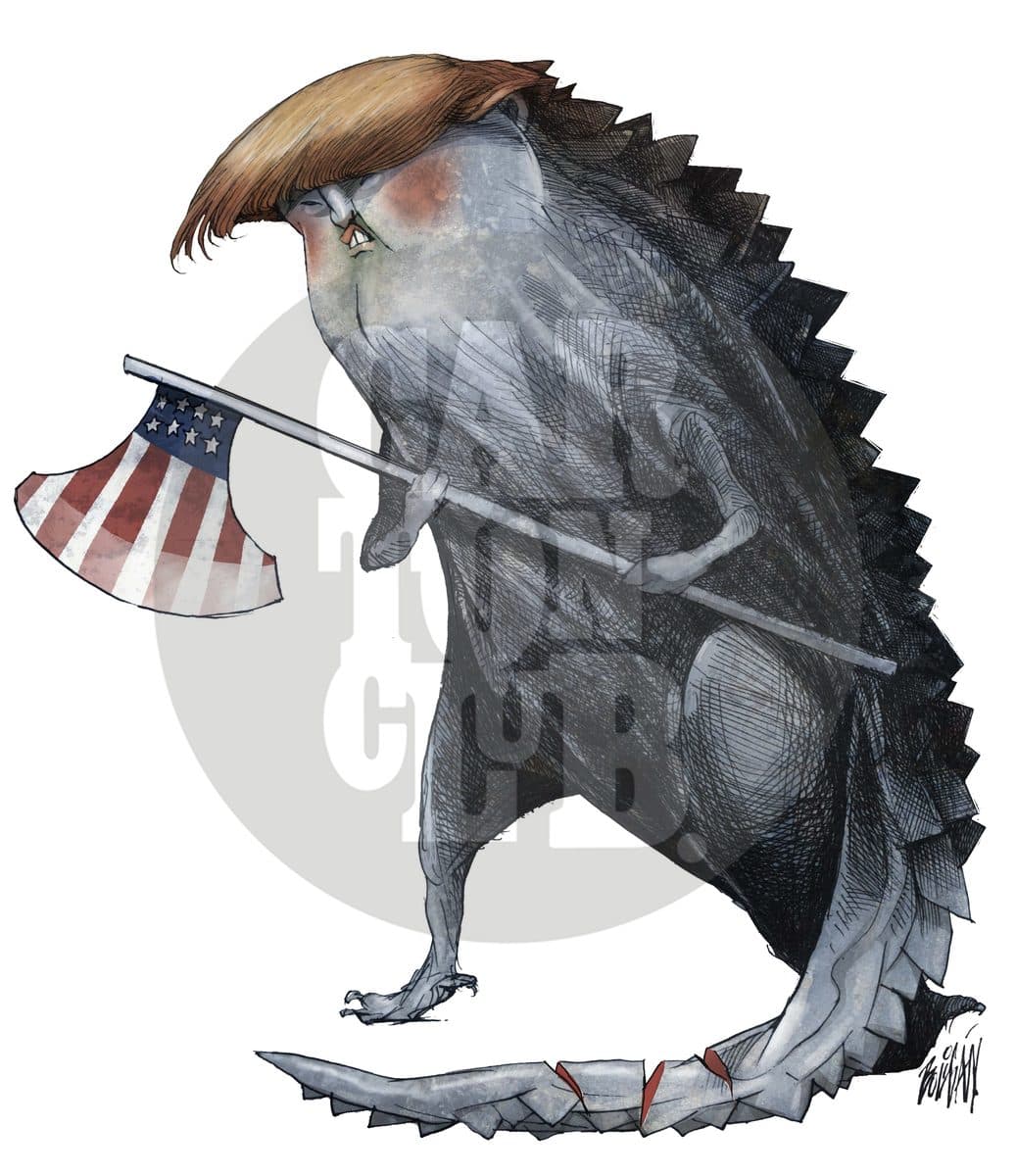 TRUMP, cartón de Ángel Boligán