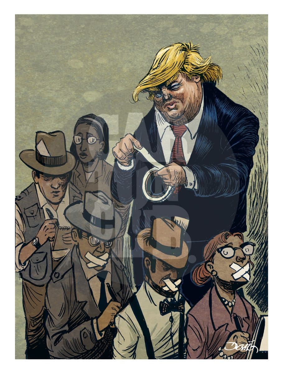 Trump en conferencia de prensa