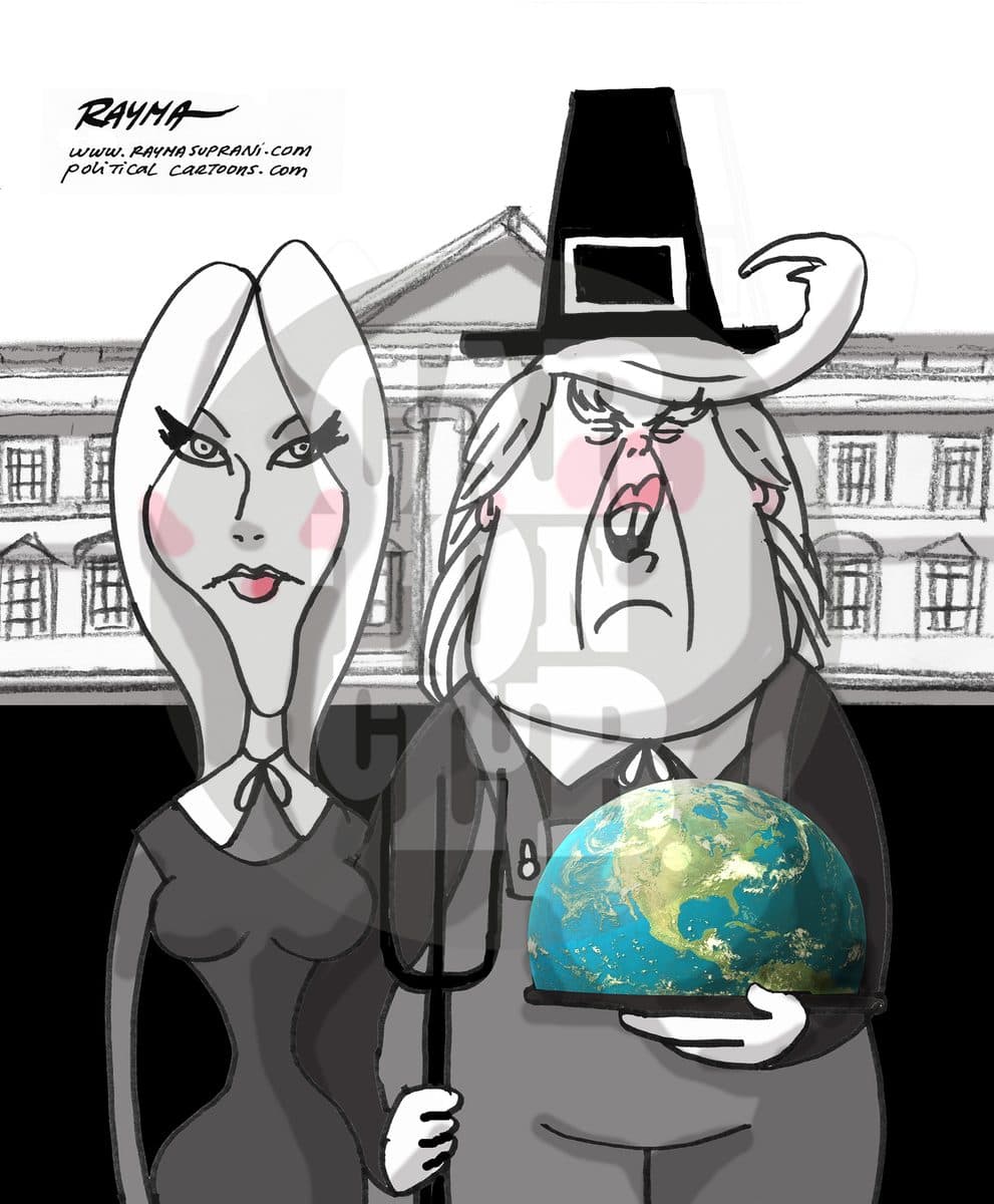 Trump in Thanksgiving Day, cartón de Rayma