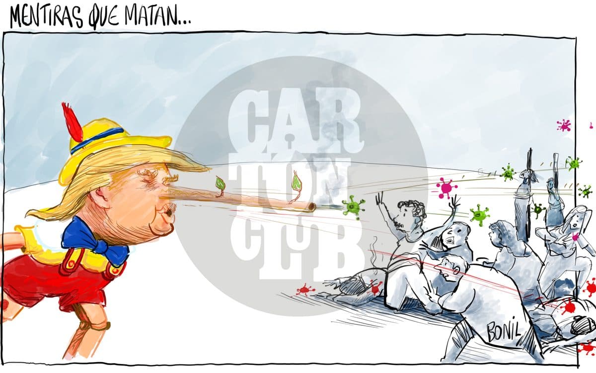 Trump mentiras