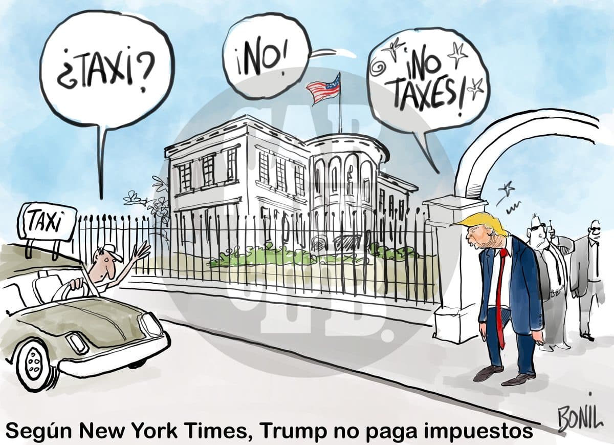 Trump no paga impuestos