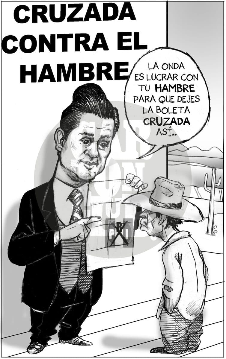 Un gran programa, cartón de El Fisgón