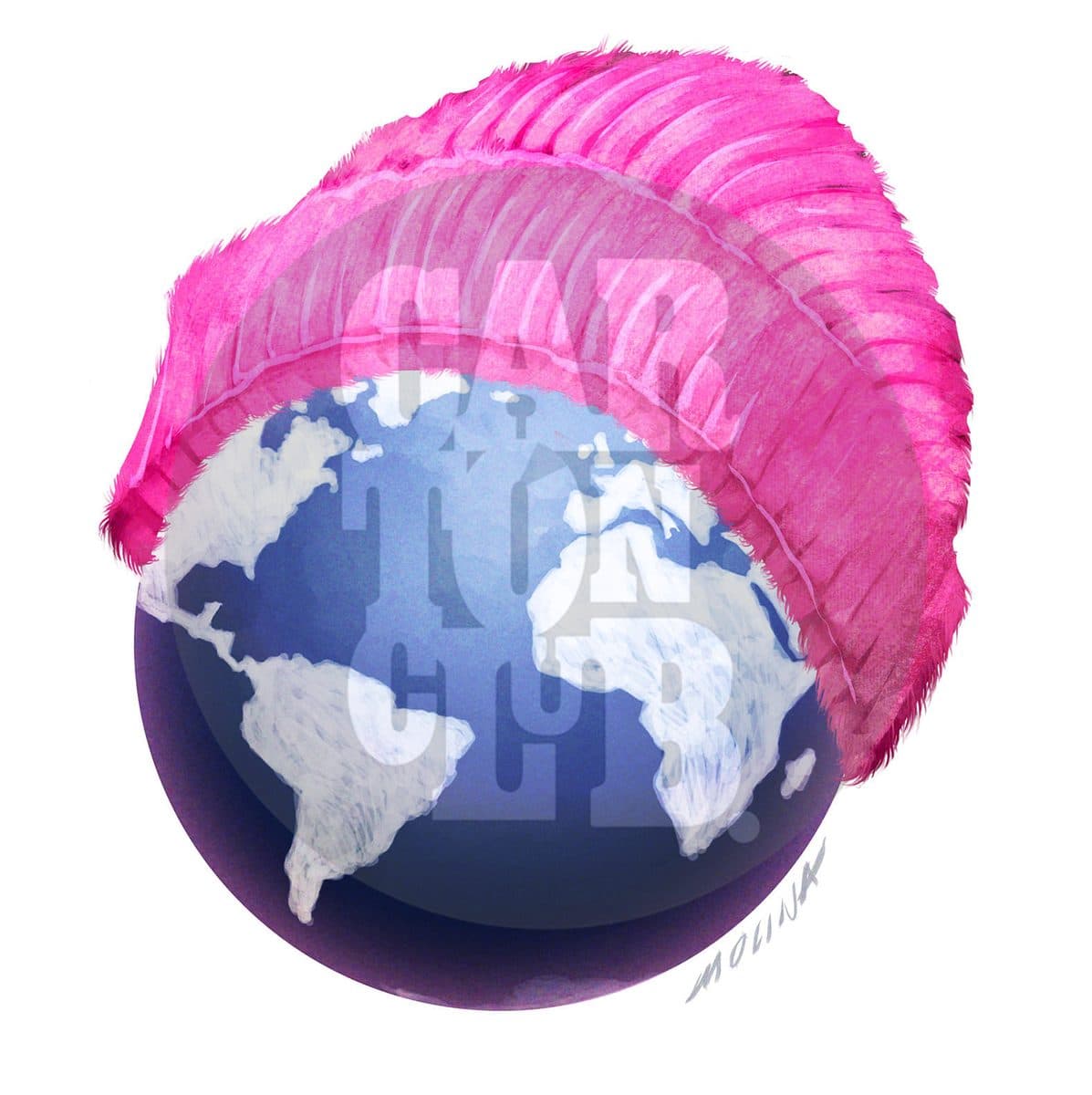 Women March, cartón de PxMolina