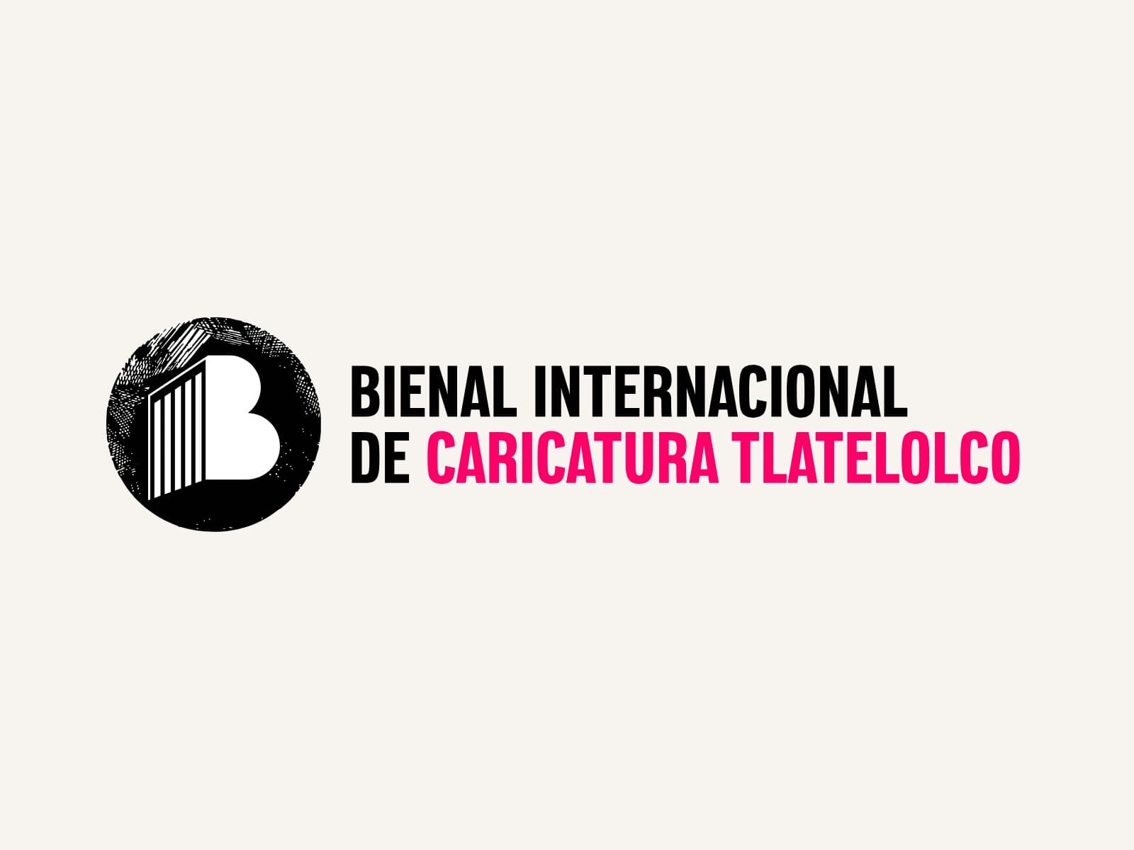 Logotipo de la Bienal Internacional de Caricatura Tlatelolco