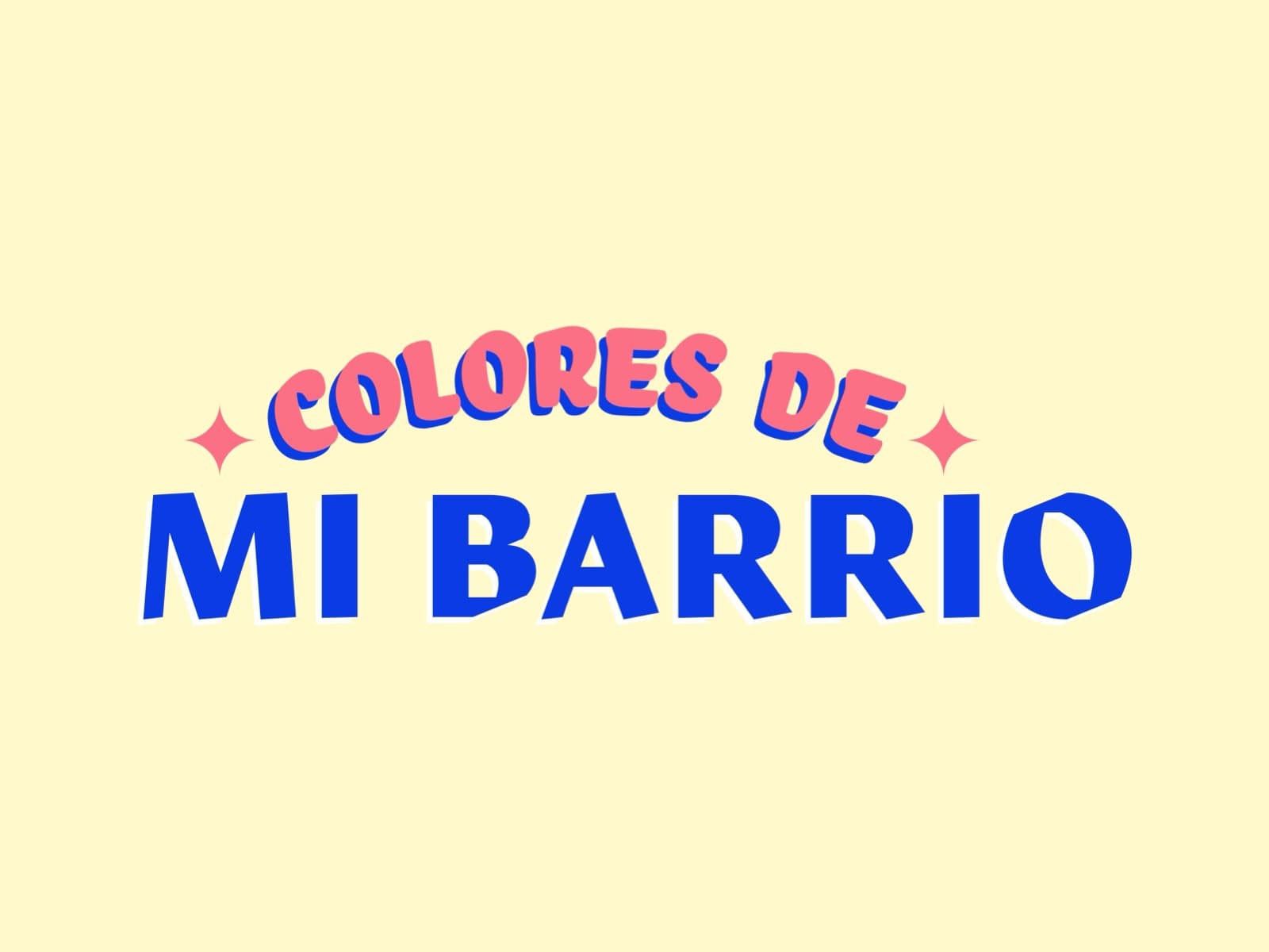 Logotipo de Colores de mi Barrio