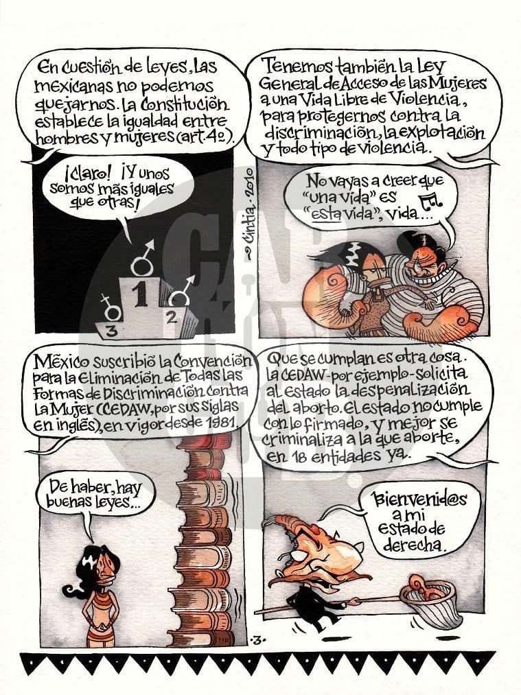 8 de marzo-3, cartón de Cintia Bolio