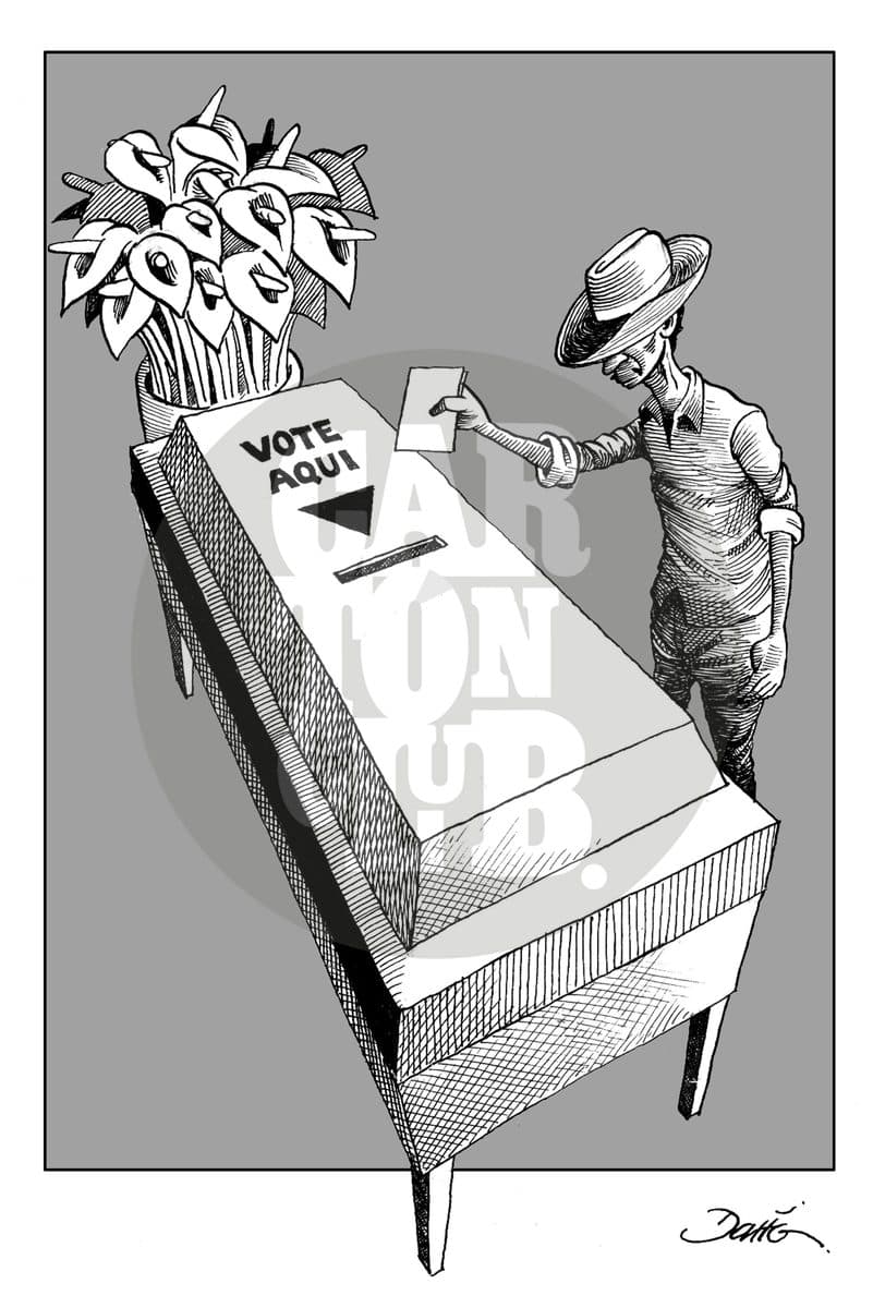 Acapulco Electoral, cartón de Darío Castillejos