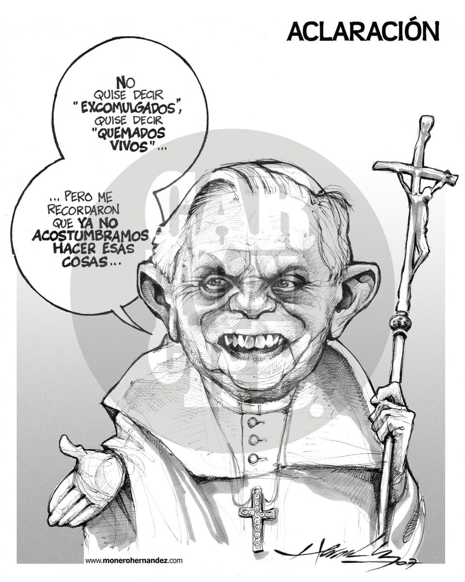 Aclaracion, cartón de Hernández