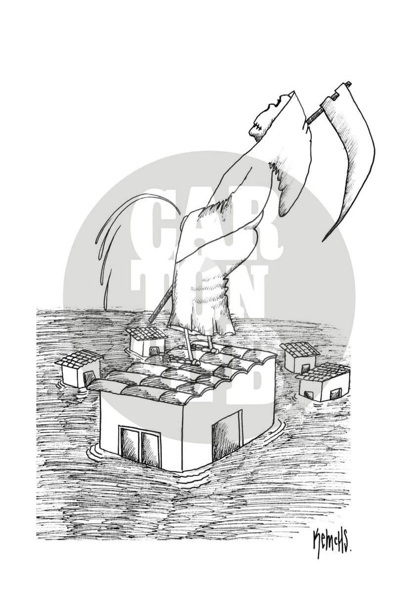 Aguas corredizas, cartón de Kemchs