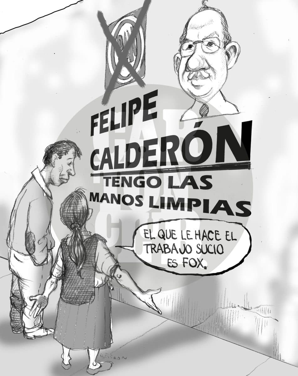 ¡Ah, claro!, cartón de El Fisgón