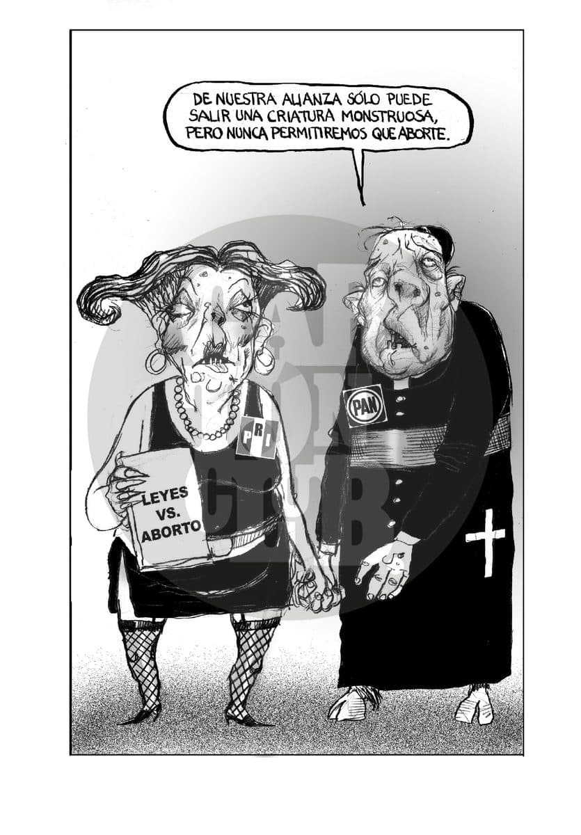 Aliados, cartón de El Fisgón