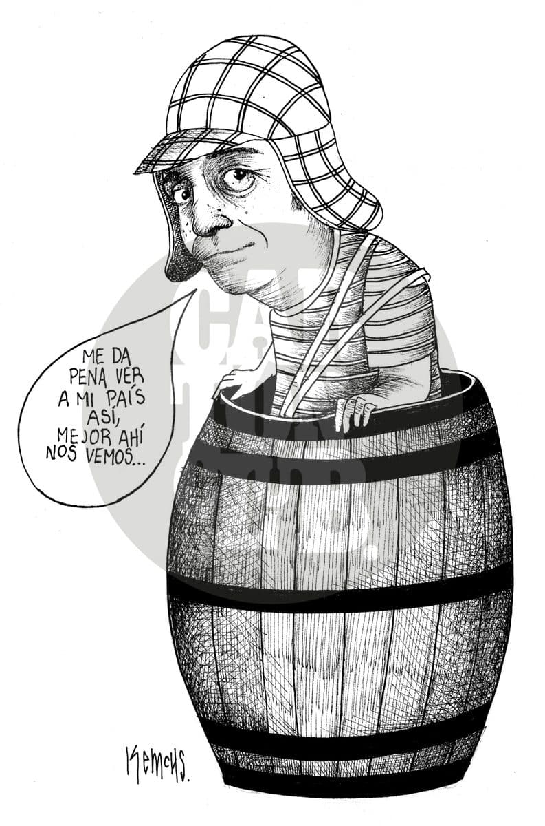 Amante de su país, cartón de Kemchs