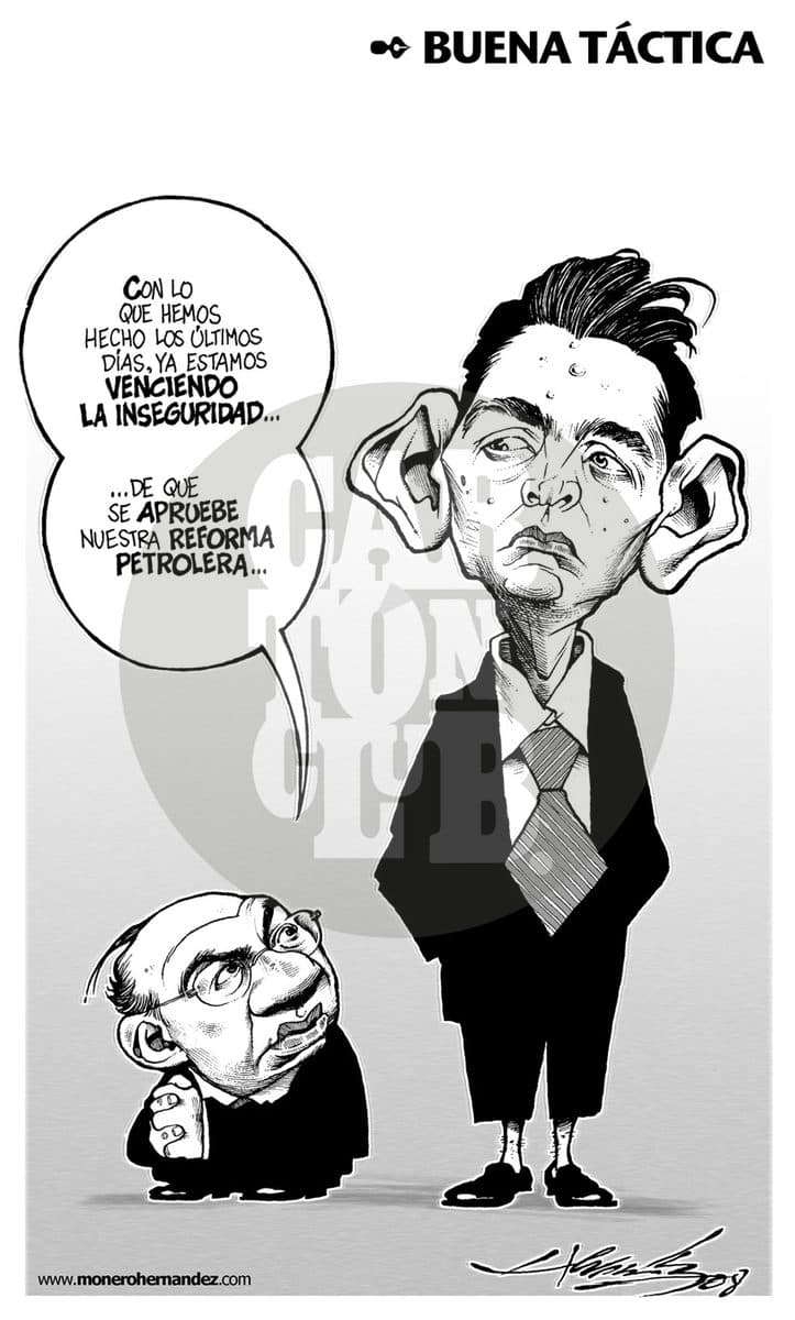 Un funcionario asegura que están venciendo la inseguridad, insinuando que el verdadero objetivo es lograr la aprobación de la reforma petrolera.