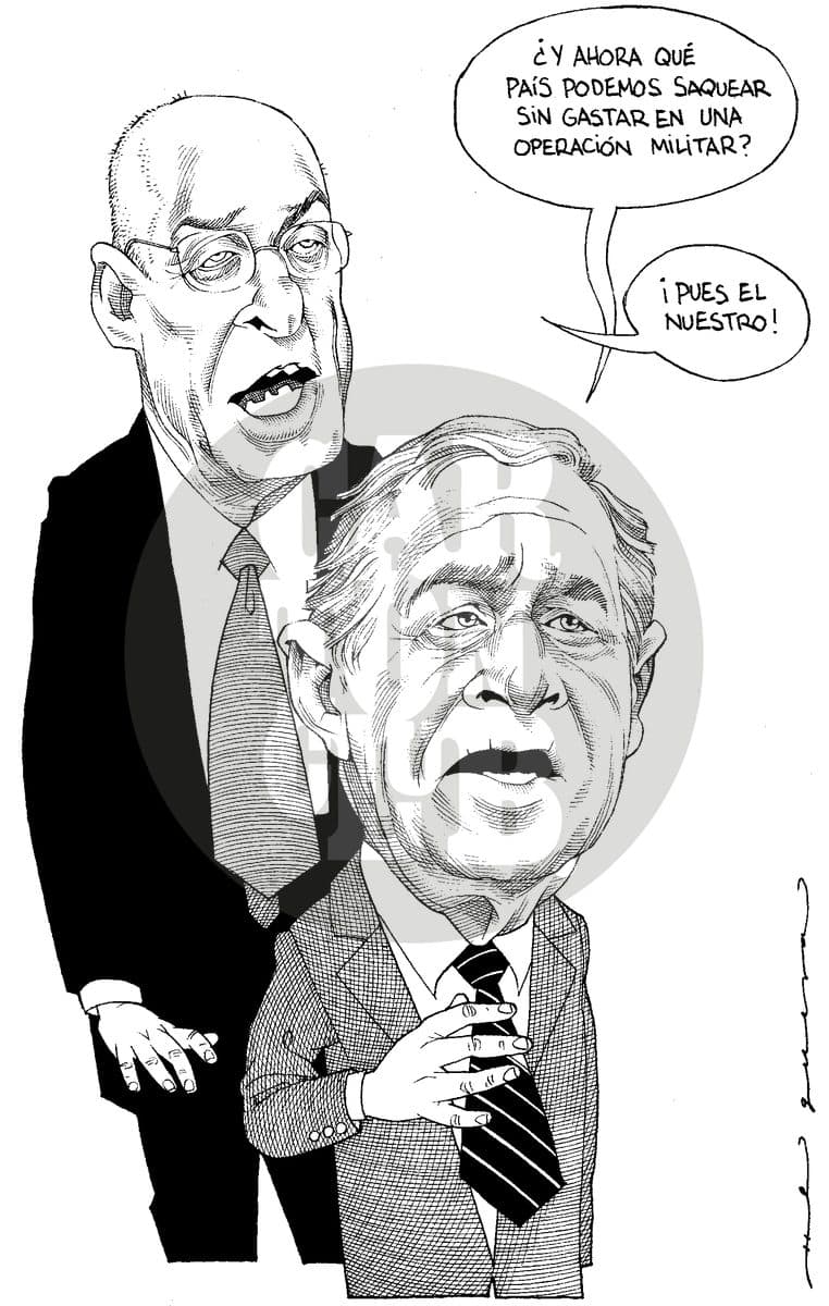 Capitalismo salvajisimo, cartón de Helguera