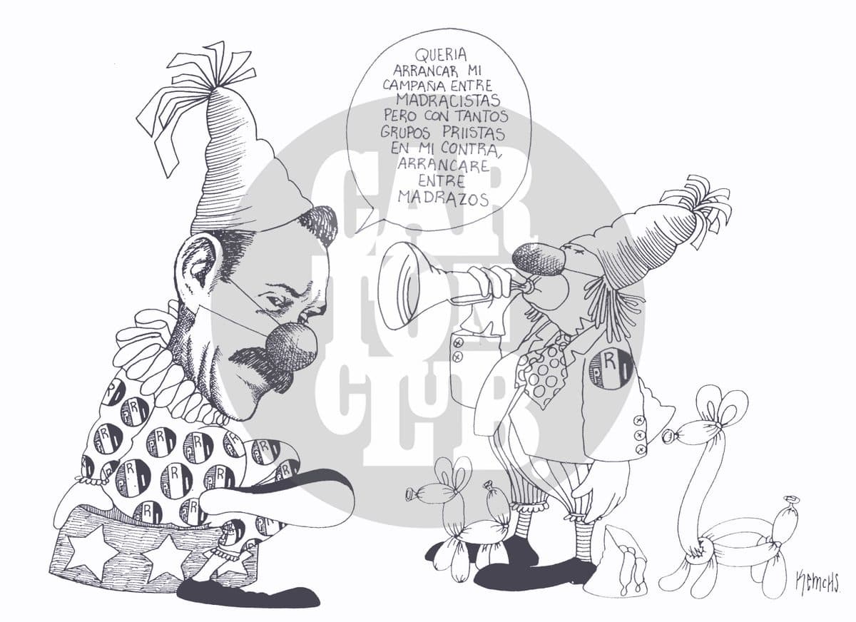 Carrera con obstáculos, cartón de Kemchs