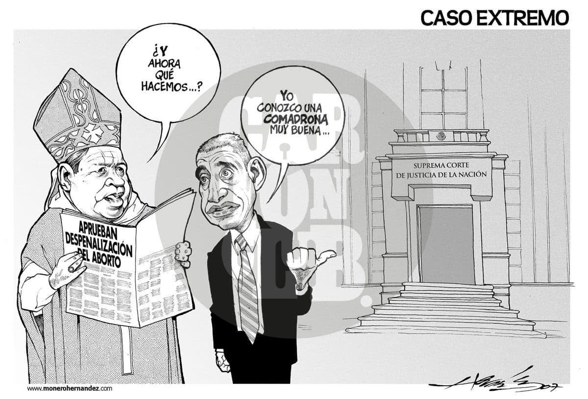 Caso extremo, cartón de Hernández