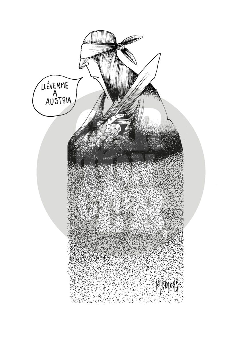 Cenizas, cartón de Kemchs