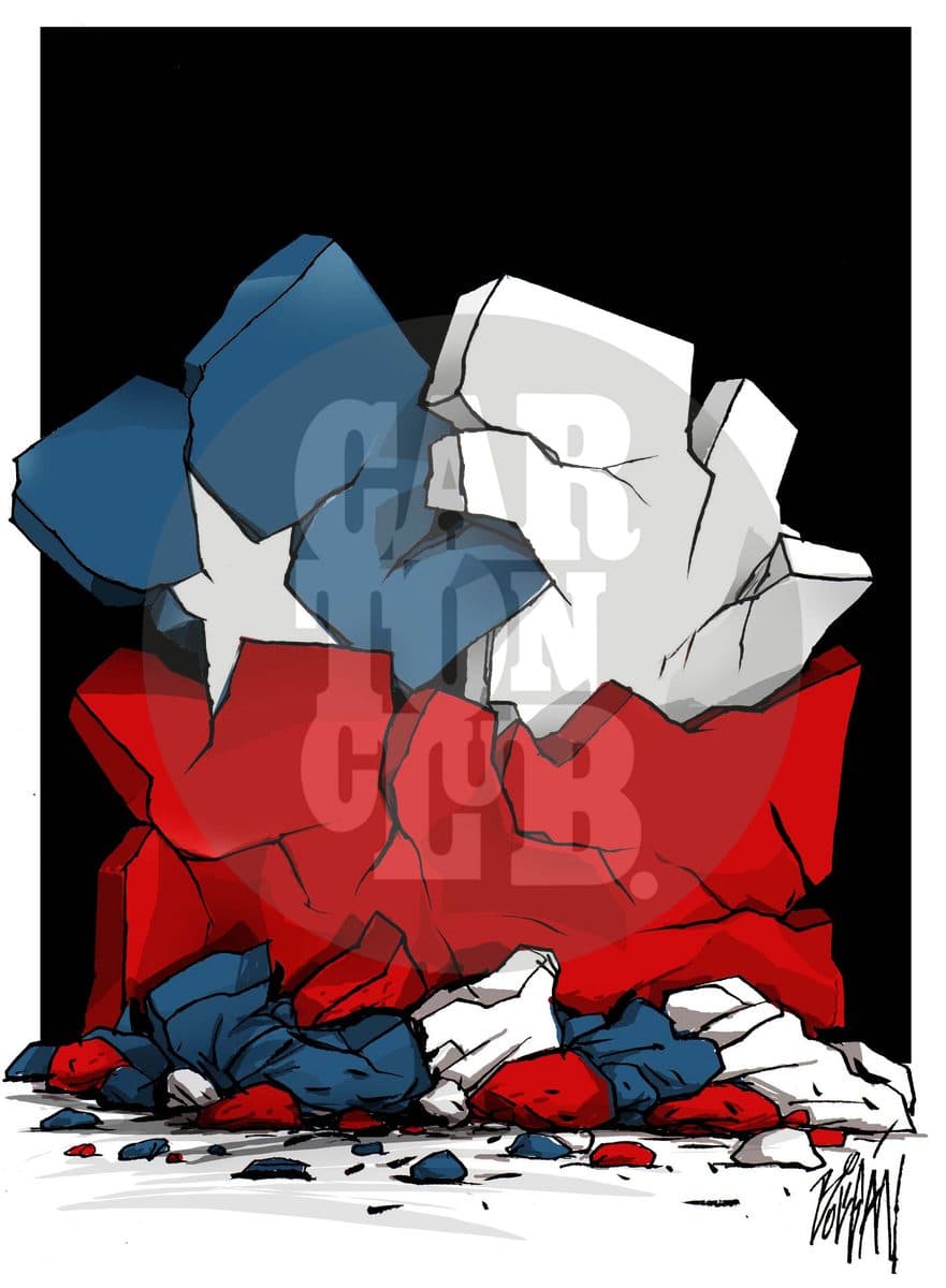 Chile, cartón de Ángel Boligán
