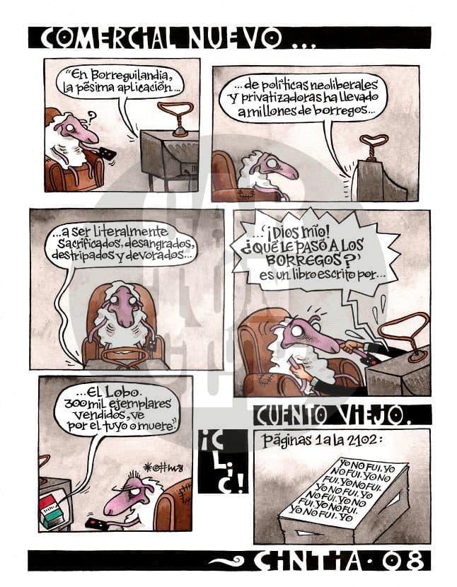 Comercial nuevo..., cartón de Cintia Bolio