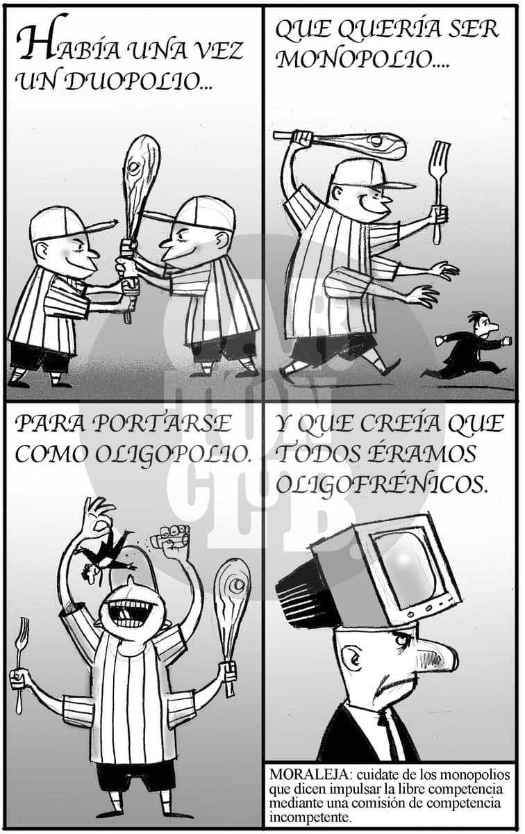 Cuento corto, cartón de El Fisgón