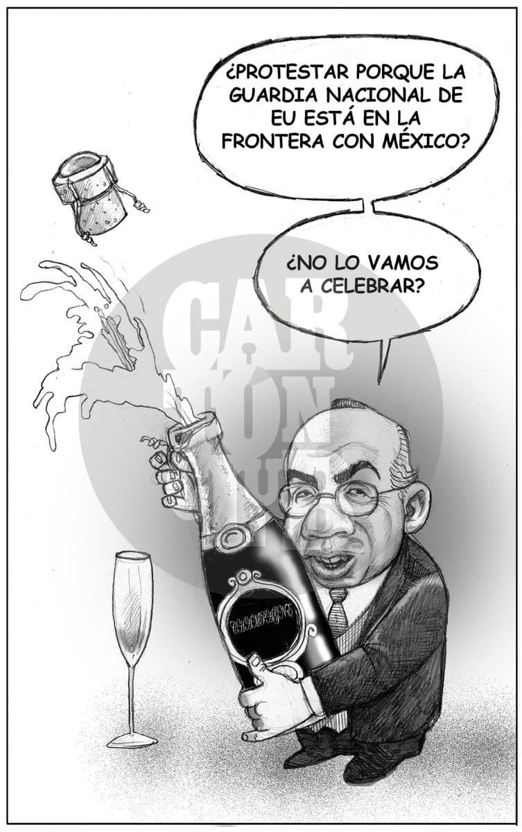Cuestion de enfoques, cartón de El Fisgón