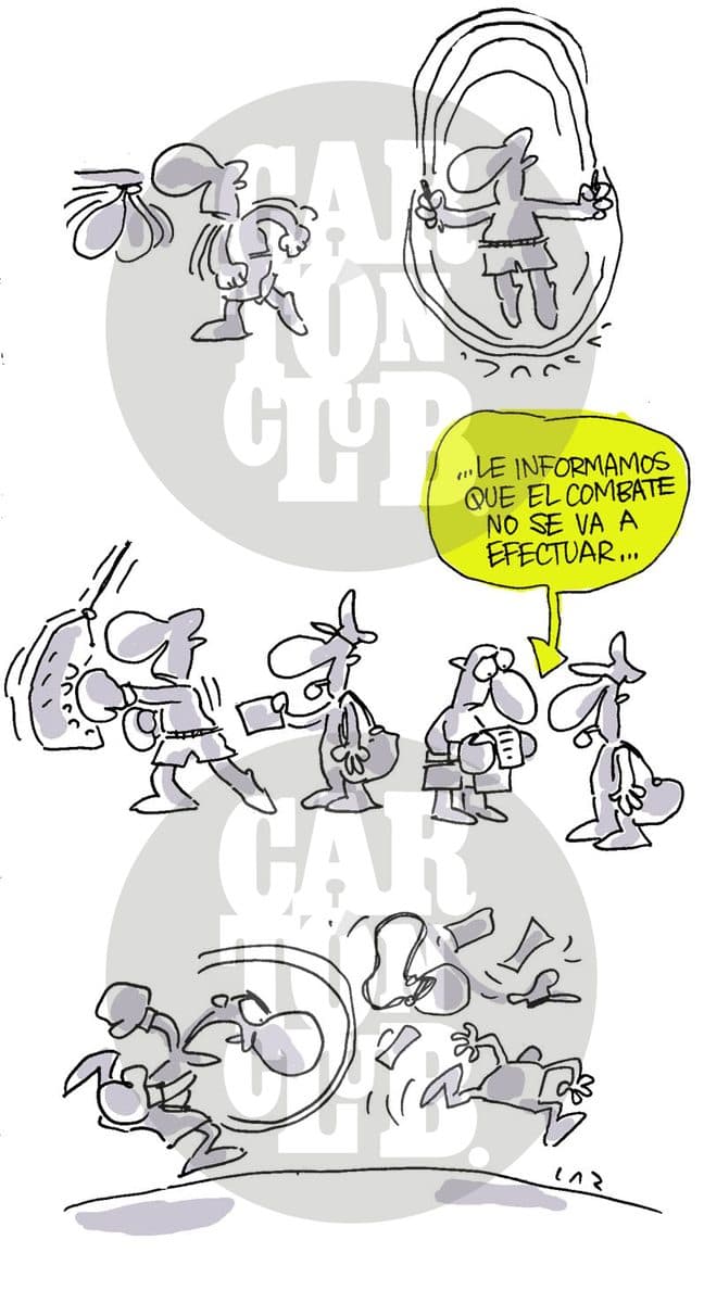 deporte, cartón de Laz