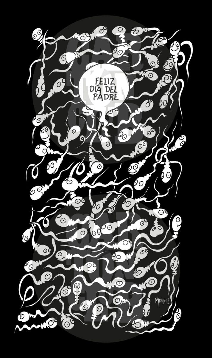 Día del padre, cartón de Kemchs