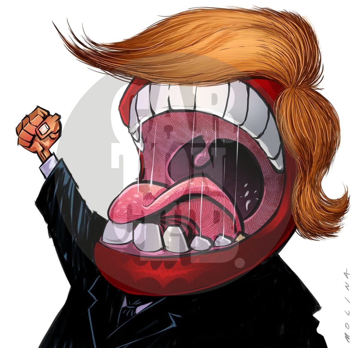 Donald Trump, cartón de PxMolina