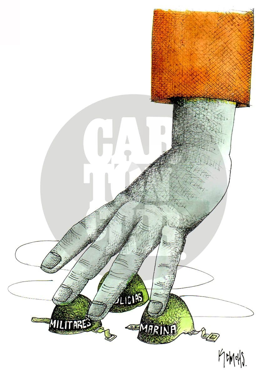 Dónde quedo la bolita, cartón de Kemchs