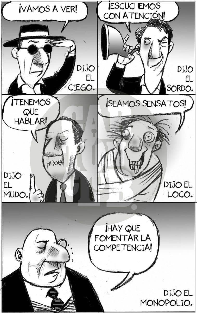 El chiste mas viejo, cartón de El Fisgón