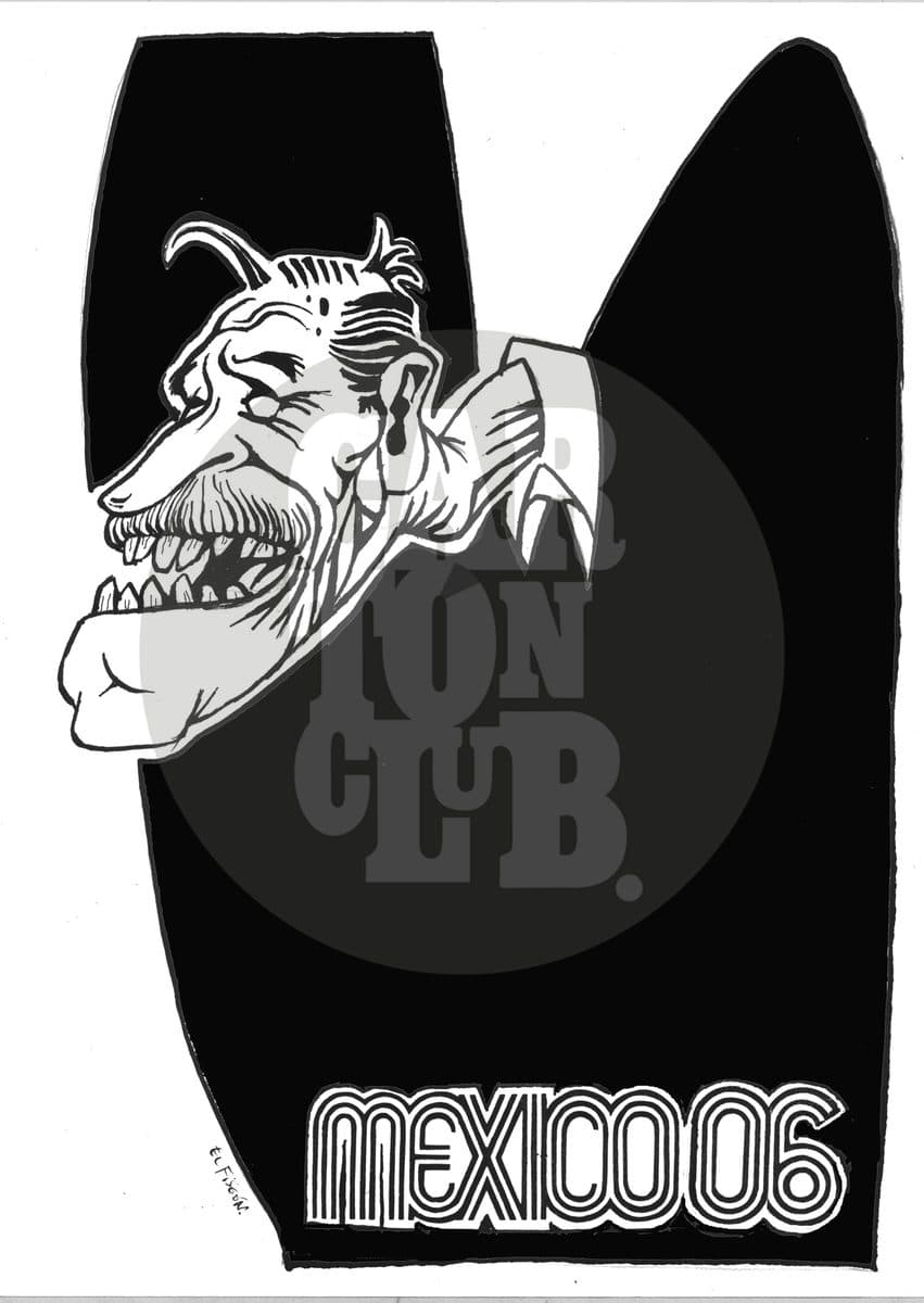El espíritu del 68, cartón de El Fisgón