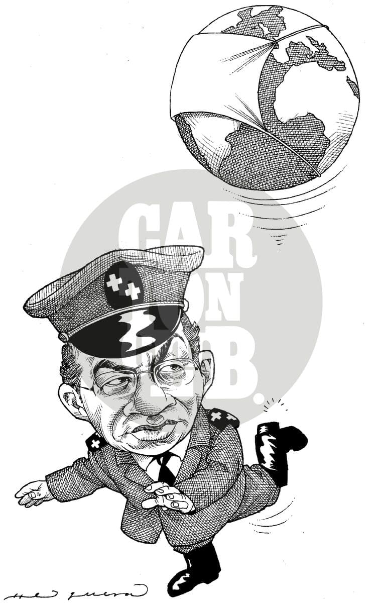 El Gran Soñador, cartón de Helguera