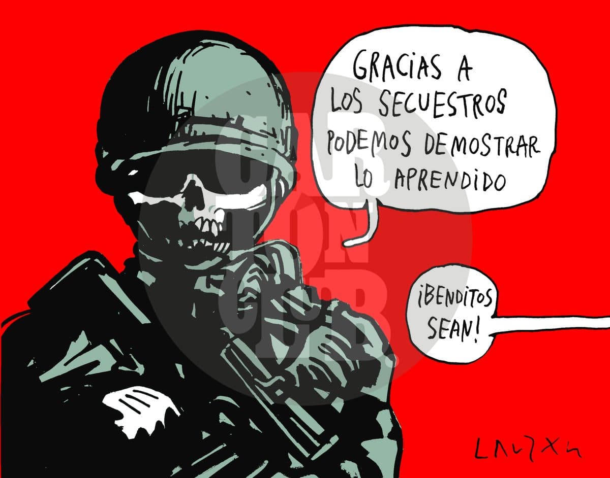 El Secuestro, cartón de Lauzán