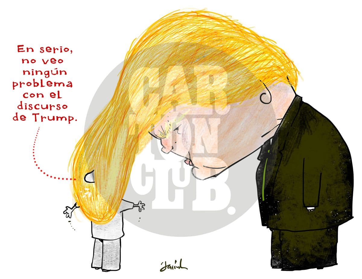 Election Followers Trump, cartón de Garrincha