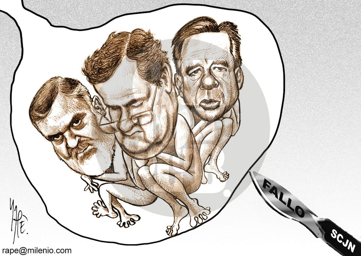 Embriones políticos, cartón de Rapé