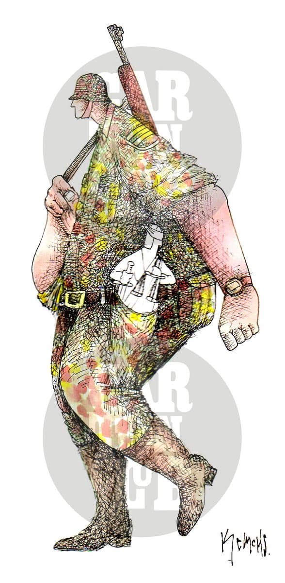 En el bolsillo, cartón de Kemchs