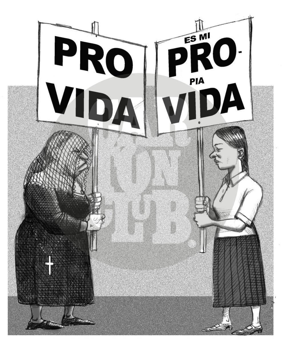 En el fondo, cartón de El Fisgón