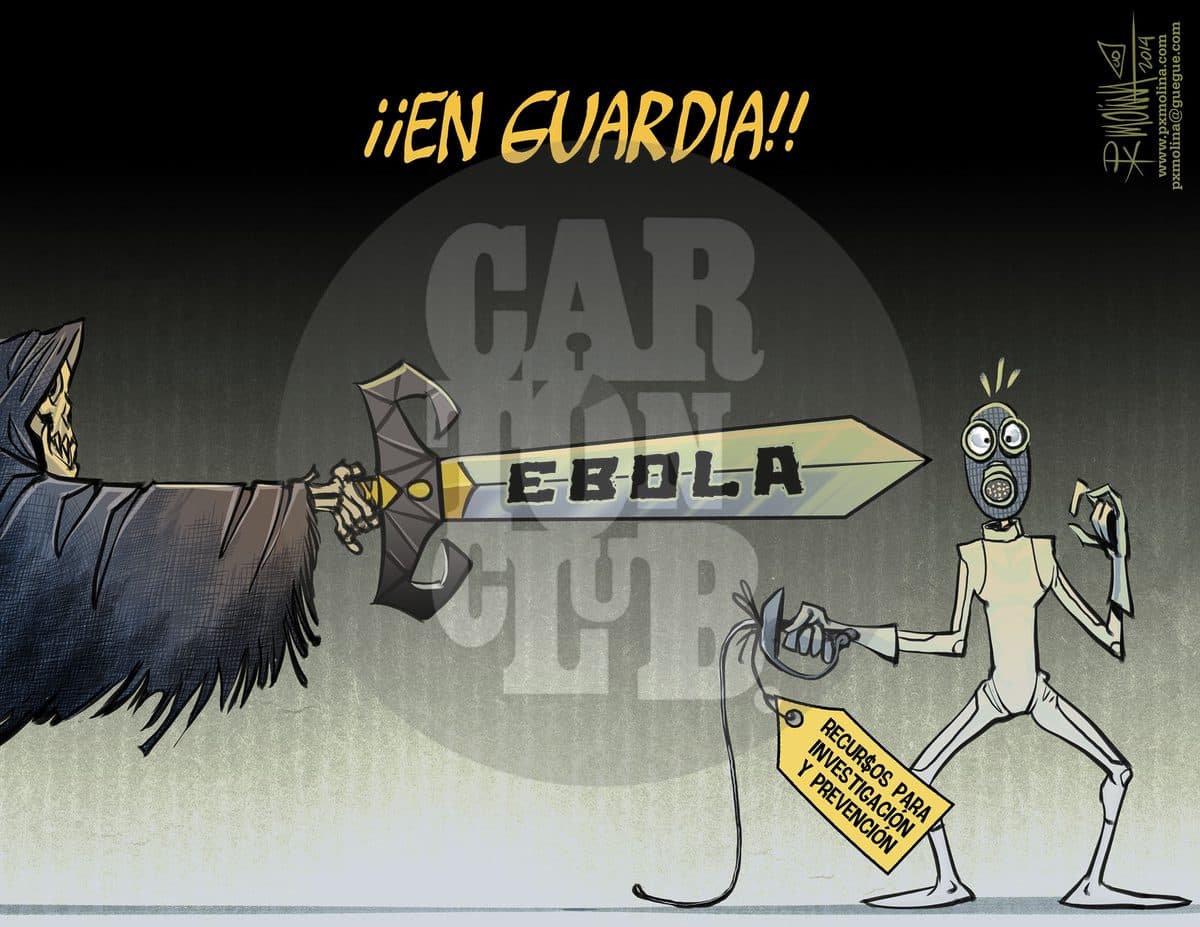 En guardia., cartón de PxMolina