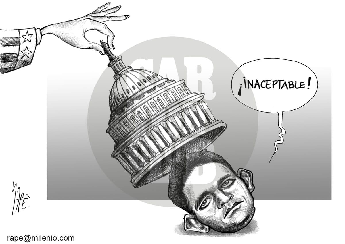 ¿En qué cabeza cabe?, cartón de Rapé