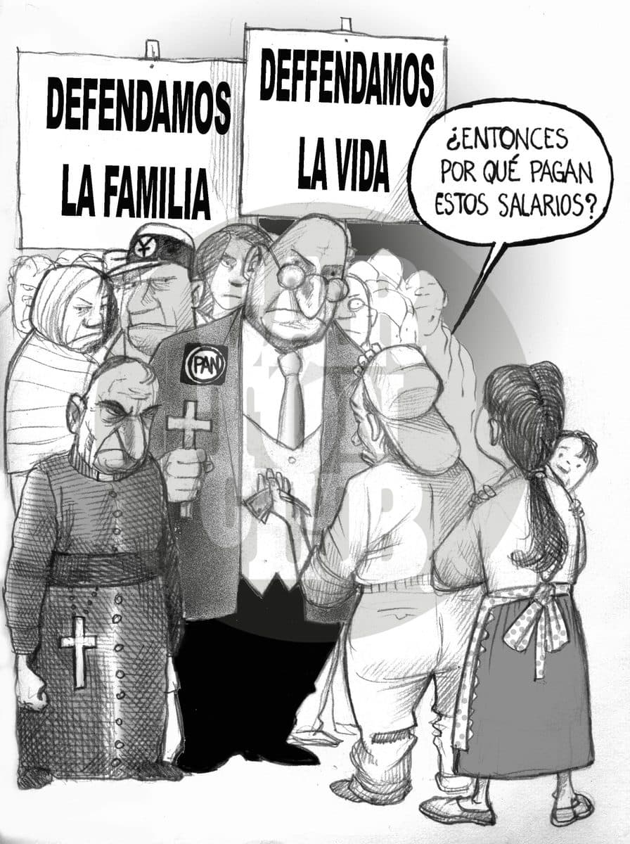 ¿En qué quedamos?, cartón de El Fisgón