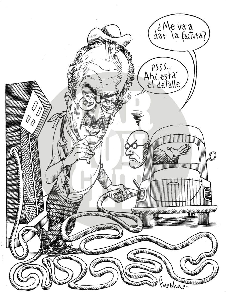 Enredo, cartón de Rocha