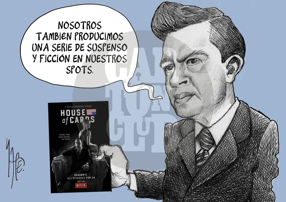 Entre colegas, cartón de Rapé