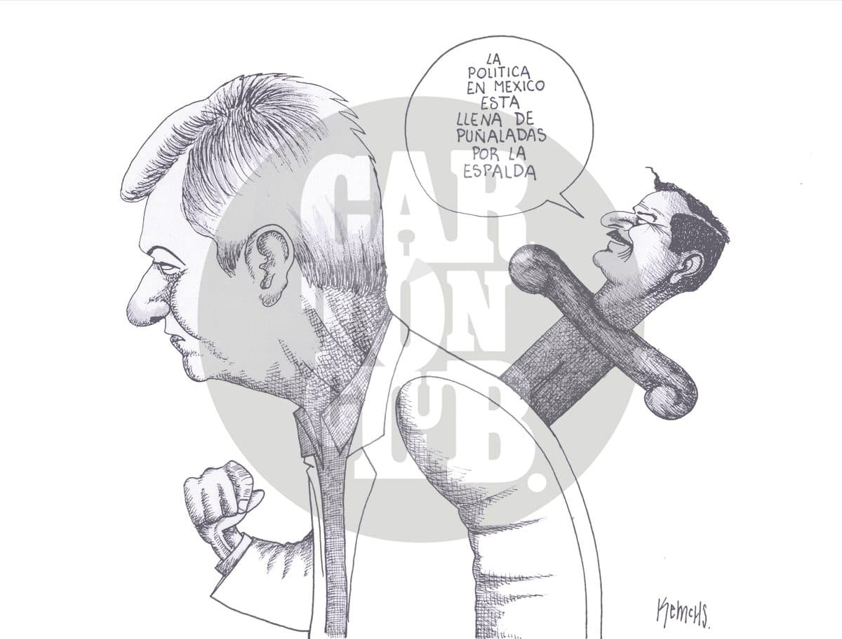 Entre políticos te veas, cartón de Kemchs