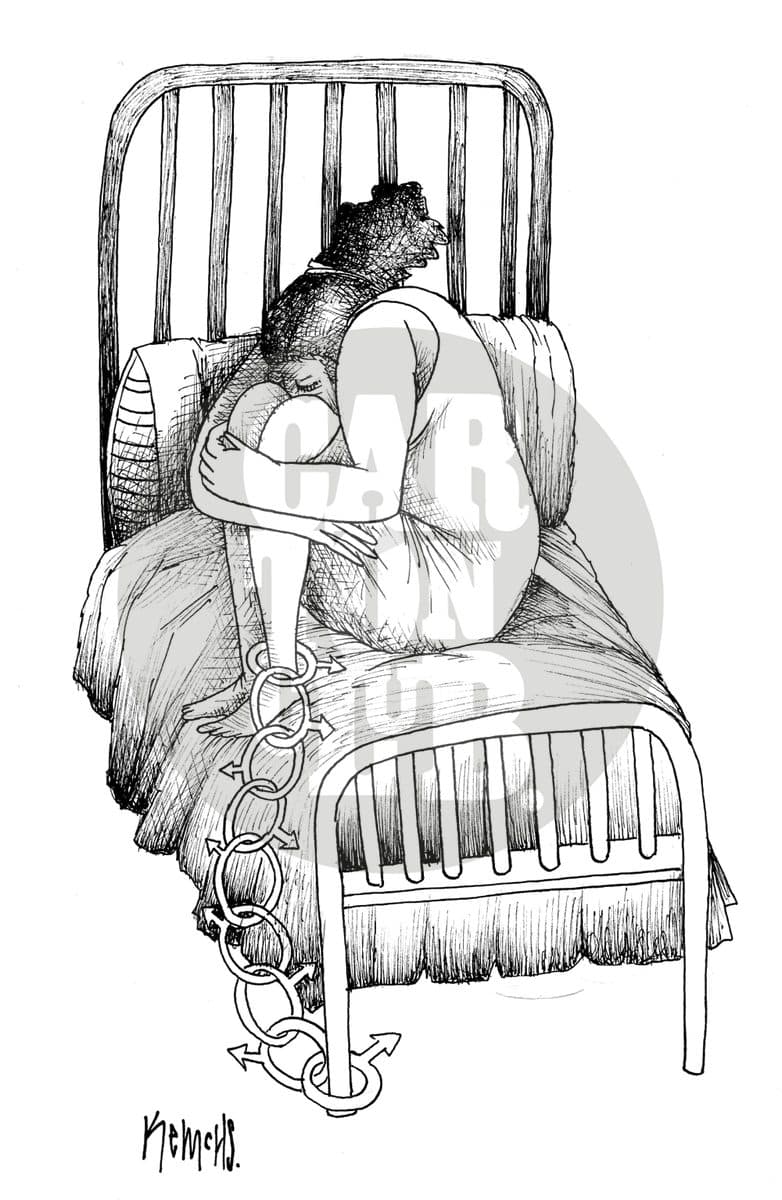 Exclavitud sexual, cartón de Kemchs