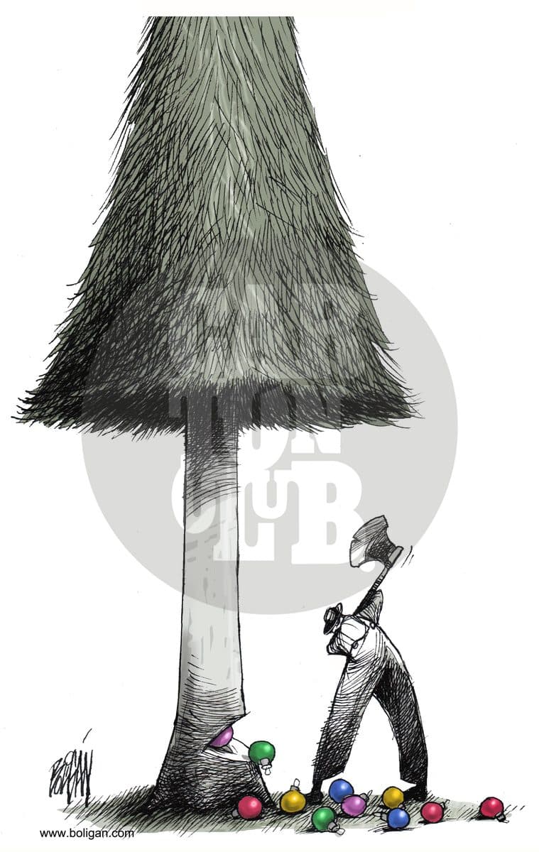Fantasías de temporada, cartón de Ángel Boligán