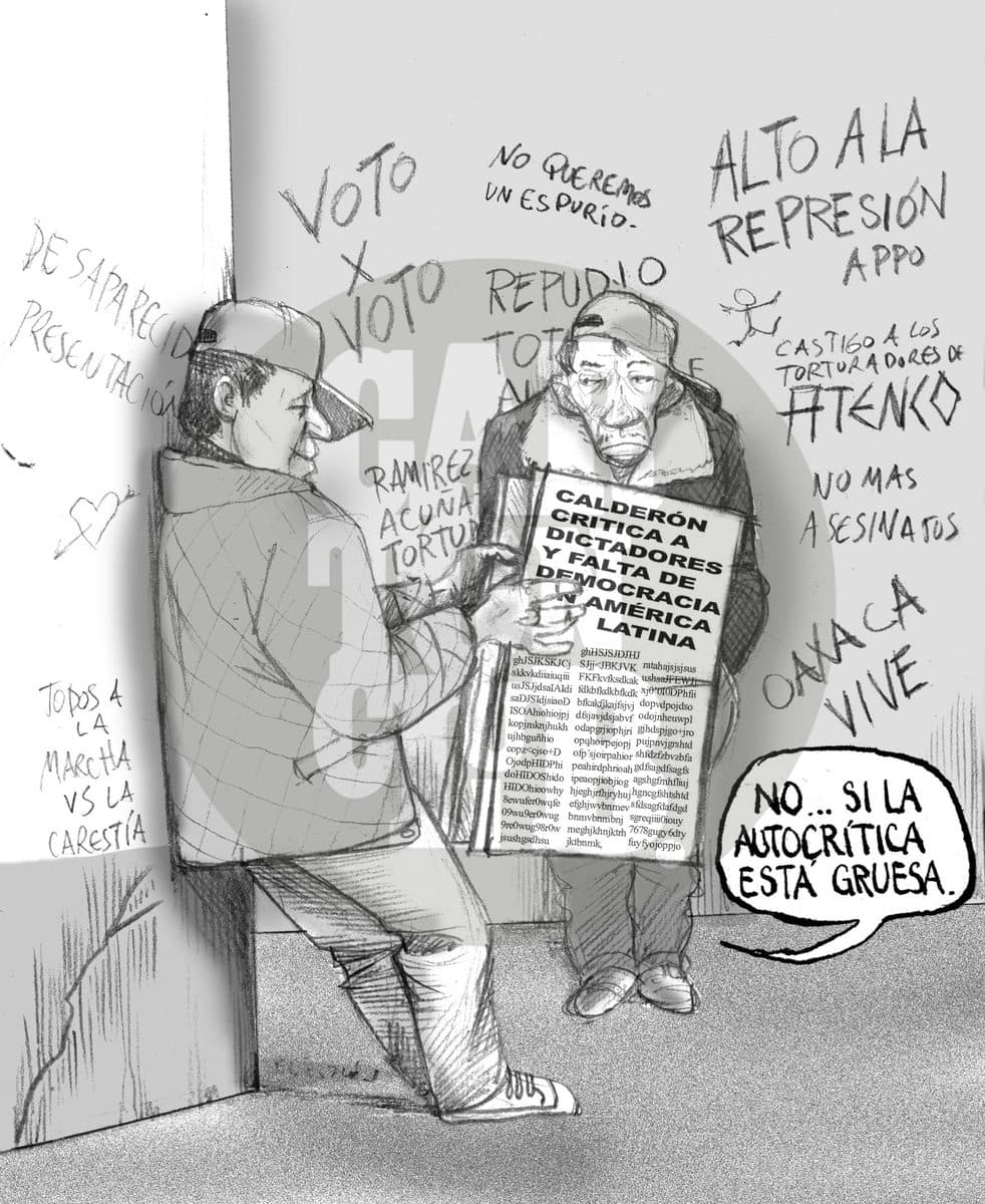 Fox II, cartón de El Fisgón